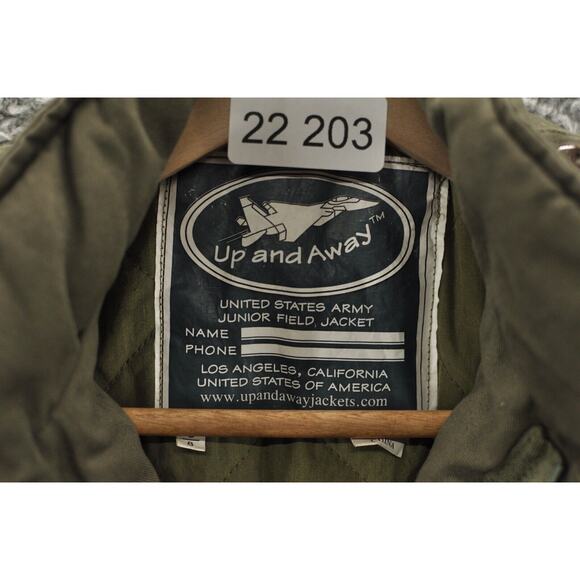 Up and Away Jacket Boy's S Green US Army Military Field Junior Special Forces - Picture 14 of 16